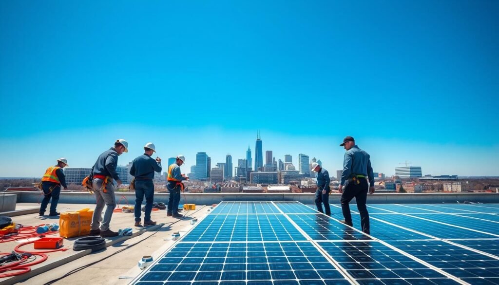 commercial solar panel installation services greensboro