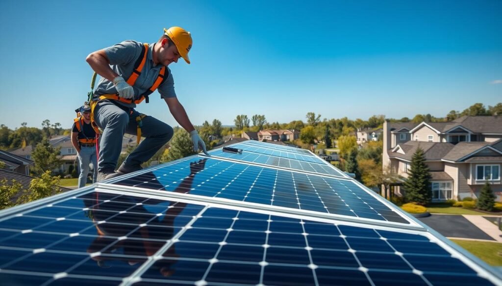 solar panel installation in northern va